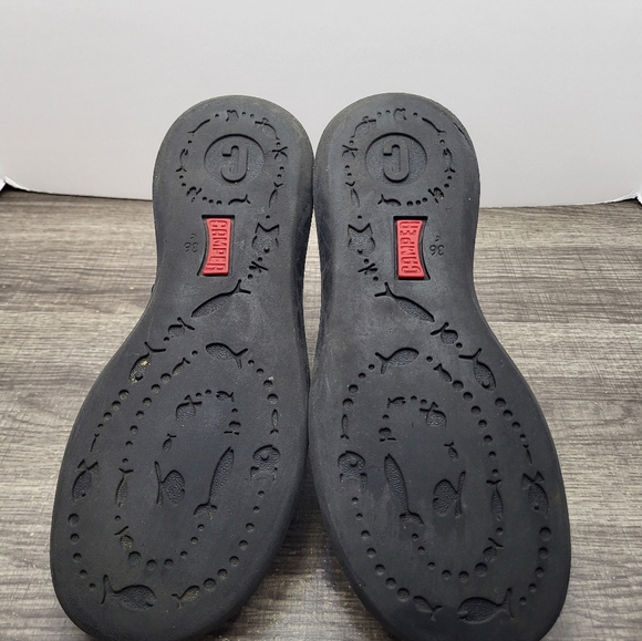 Camper Leather Black Mary Jane’s Size 36 EU Sz 6 US - Picture 7 of 10